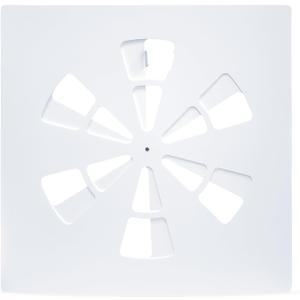 24" x 24" Adjustable Ceiling Vent Cover Air Conditioning Vent Deflector Fits 24"x24" Flat Office Ceiling Vents and HVAC or Heat Air Deflector for Office Home & Commercial -Non-Magnetic (1PC)