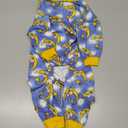 LovinPet Pitbull Dog Pajamas - Pet Anxiety Relief, Sun Protection Dog Pajamas, Comfy Stretchy Fabric, Pitbull Onesie, Dreamy Bear Print, Pitbull Shirt, Pet Jammies,Yellow M