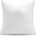 Puredown 18x18 Feather Down Pillow Insert, 1 Pack Throw Pillow Insert for Couch, Chairs, Office, Apartments