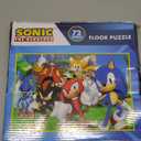 Sonic the Hedgehog Floor Puzzle for Kids Set - Bundle of 72 Piece Sonic Floor Puzzle, Stickers, Tattoos, More | Sonic Jigsaw Puzzles for Kids Ages 5+