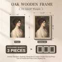 13x19 Picture Frames 3 Pack, Natural Oak Wood Wide Border, for Poster