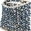 YRMT Hanging Storage Basket Paper Rope Woven Wall Hanging Basket for Oganizing, Decoration Wall Mounted Basket for Organizer Magazine File Boho Decor Large14.6" x 12.4" x 6.5"