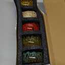 Cute Ceramic Succulent Garden Pots, Planter with Drainage and Attached Saucer, Set of 5 -Plants Not Included (Round)