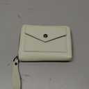 ANBENEED Leather Small RFID Blocking Bifold Zipper Around Wallets With ID Window Wristlet Coin Pocket For Women