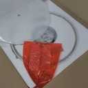 Dimmable Black Semi Flush Mount Ceiling Light 30W 3000K/4500K/5500K Drum Shade Ceiling Light Fixtures 15-Inch Black LED Flush Mount Ceiling Light for Bedroom Hallway Living Room