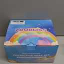 Knee Pads for Kids ZOOBLISS Toddler Knee and Elbow Pads Set Wrist Guards for Skating Girls Aged 312, Kids Protective Gear for Roller Skates Skateboard Bike Scooter, Included Drawstring Bag (Rainbow, Small)