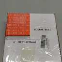 Electric Round Alarm Bell, Security Fire Alarm with Solid Aluminum Base, 150mm / 5.9in (AC110V)