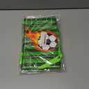 2 x Christmas Soccer Tree Topper,9.8 * 6.2inch Soccer Indoor and Outdoor Christmas Decoration, Large Christmas Tree Topper,Santa Hat Tree Topper Festive Sports Halloween Family Birthday Party Decorations