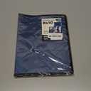 Dunwell Photo Album 8x10 (Blue) with Black Mounting Paper, 8 x 10 Photo & Art Portfolio Presentation Book, 24 Clear Sleeves, Each Shows 48 Pages, Professional Photography Book for Pictures, Artwork
