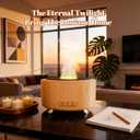 Essential Oil Diffuser for Home, 500 Aromatherapy Diffuser Oil Machine for Office Room Yoga, Aroma Diffuser with Auto-Off Function, 9 Colors LED Night Light, Light Wood