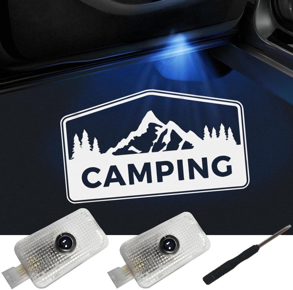 No Fade Car Door Lights Logo, Led Puddle Lights Car Accessories Compatible with Forester Outback Ascent Legacy XV-2PCS