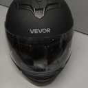VEVOR Full Face Motorcycle Helmet DOT Approved, Dual Visor & Interchangeable Lens, Smart Street ABS Helmet Comfortable Motocross Helmet, Fit for Youth & Adults, Medium