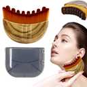 Lymphatic Contour Face BrushLymphatic Drainage BrushLymphatic Drainage MassagerGuasha Brush for FaceSuper Soft Drainage Massager for Puffiness,with Portable Case,Style A