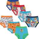 Paw Patrol Boys' Toddler Potty Training Pant and Starter Kit with Stickers and Tracking Chart in Sizes 18m 4T, Set of 7 Pack