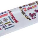 Motocross Dirt Bike Bikes Race Motorcycle motos rc Bicycle Trucks Parts Accessories Sponsor Logo ATV Skateboard Helmet Tool Box Racing Pack 6 Sheets Grafitti Vinyl Decals Stickers Kit D6721