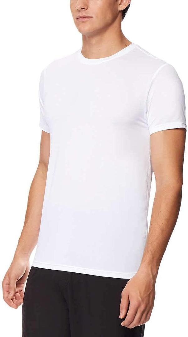 32 DEGREES Men's Air Mesh Tee 4-Pack Extra-Large, White