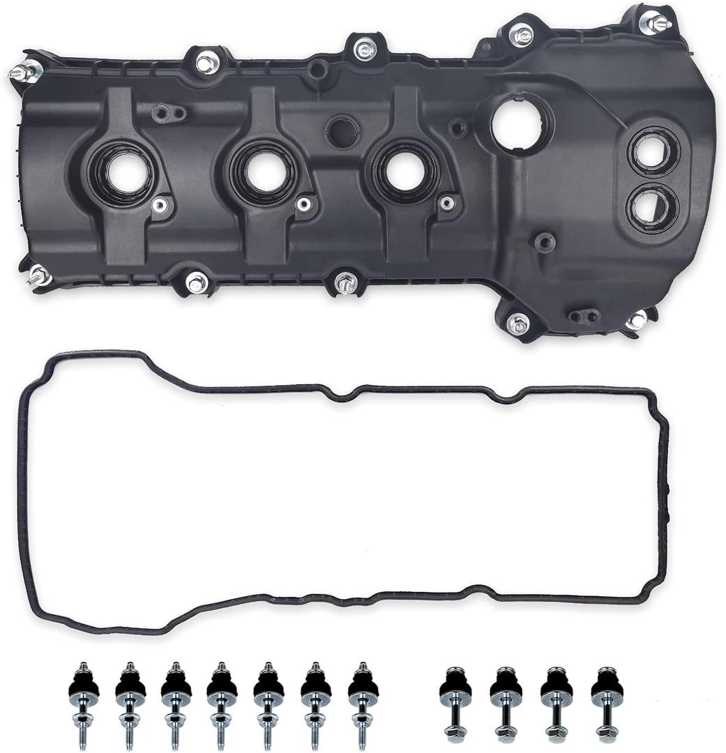 MITZONE Valve Cover Compatible with Ford Edge Explorer F-150 Flex Mustang Taurus Transit 150 250 350 Lincoln Continental MKS MKT MKZ MKX 3.5L 3.7L 2011-2020 Non Turbocharged Driver Side