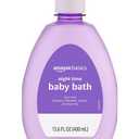 Amazon Basics Hypoallergenic Tear-Free Night-Time Baby Calming Bath, Soothing Aromas for Relaxing Bedtime Bath, 13.6 fl oz, 4-Pack (Previously Solimo)