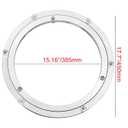 Aluminium Alloy Turntable Bearing, Heavy Duty Swivel Turntable Lazy Susan Rotating Bearing Turntable Round Dining Table Smooth Swivel Plate Hardware (450mm - 18inch)
