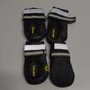 QUMY Dog Shoes for Large Dogs, Medium Dog Boots & Paw Protectors for Winter Snowy Day, Summer Hot Pavement, Water-Resistant in Rainy Weather, Outdoor Walking, Indoor Hardfloors Skid-Resistant Sole, Size 4