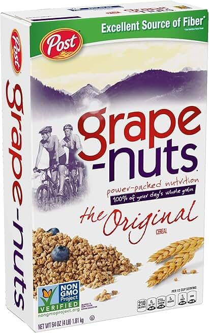 Post Grape-Nuts Cereal, 64-Ounce Box, BBD: 01/03/27