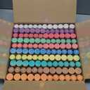 JOYIN 120 PCS Sidewalk Chalks for Kids Giant Box Non-toxic Jumbo Colored Washable Sidewalk Chalk for Toddlers in 10 Colors