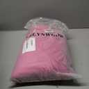 Roslynwood Velvet Berry Curtain 96 inch Length - Curtains Block Light Rod Pocket Thermal Insulated Window Drapes Set for Living Room/Bedroom/Dining Room, W52 x L96, 2 Panels