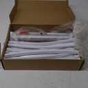 Fomcet 8FT White Round Backdrop Stand Circle Balloon Arch Frame Large Metal Wedding Arch for Anniversary Birthday Party Valentine Ceremony Wedding Decorations Thickened Square Tubes