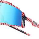 OMEKOL Two Sizes For Adults and Youth Sunglasses Sports Baseball Cycling Glasses Men Women MTB Bicycle Eyewear Outdoor (F4), Size: Adult