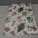 2 x Febbleshow Funny Christmas Wrapping Paper for Boys Girls Kids - Xmas Gift Wrap with Green Monster, Trees, Snowflakes & Presents - 4 Jumbo Sheets, 28" x 40" Each (32 sq. ft ttl), Easy to Store