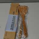 Wooden Spatulas, 2 PCs Natural Acacia Wooden Cooking Utensils Set for Non-stick Pan Kitchen Tool, flipping and Wok Spatula, Wooden Spoons & Spurtle for Cooking