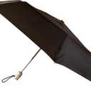 Totes NeverWet technology, Auto Open Auto Close, Black 43" arc Umbrella, Medium (One Size)