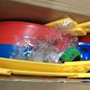 20ft Flexible Race Track for Kids with 4 Pull-Back Cars & Portable Storage Bag,4pcs Strong Suction Cups,5pcs Track Stabilizers,for 1/64 Cars,Roll Up Slot Car Race Track with Loops