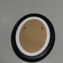 Oval Picture Frames,Oval Wood Picture Frame Wooden Wall Hanging Picture Frames for Home Office Wall Dcor(Black,10 inch)