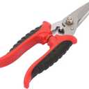 Straight Cut Shears Heavy Garden Scissors Electrician Scissors Duty Metal Sheet Cutter 180mm Gardening Scissors with Non Slip Handle for Cutting Hard Meterial