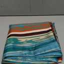 Worltoldb Farmhouse Country Tablecloths Polyester Table Cloth for Kitchen Dinning Table Washable Table Cover for Parties Wedding Picnic White9