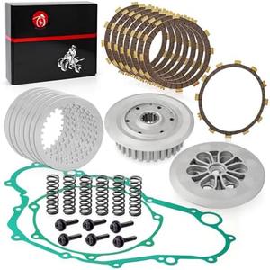 Clutch Kit & Center Inner Hub & Outer Pressure Plate For Yamaha YFZ450 2006 2007 2008 2009 2012 2013 5TG-16351-00-00 5TA-16371-20-00
