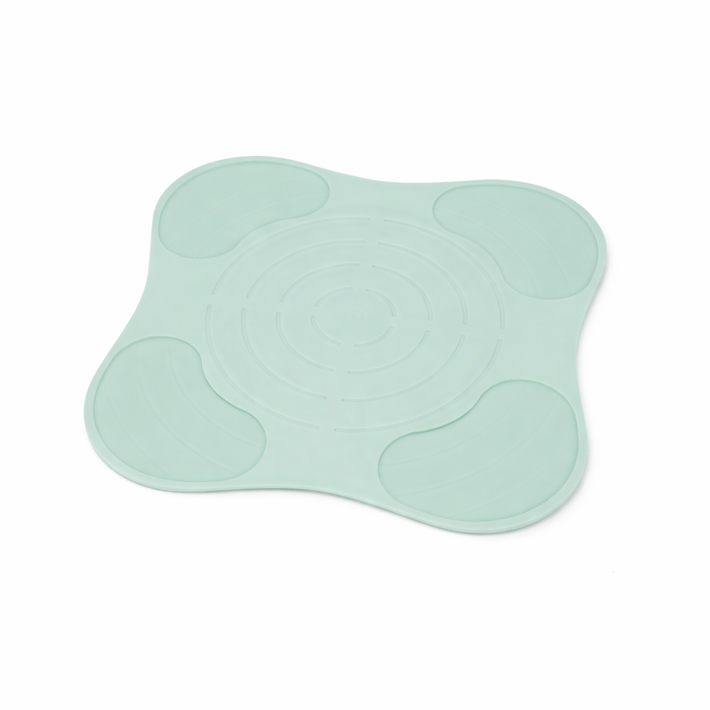 Air Fryer Trivets HeatResistant Silicone for Ninja Crispi Pads for Countertop Protection, Portable Glass Air Fryer Cooking Holder for Air Fryer, Microwave, Coffee Maker (Green)