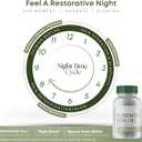 Vitanergy Beauty Sleep & Skin Glow Supplement 4-in-1 Nighttime Support with L-Glutathione, Hyaluronic Acid, L-Theanine & Chamomile Vegan, Made in USA, 56 Capsules