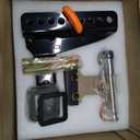 Adjustable Drawbar Trailer Hitch - 20,000 LBS, Fits 2 and 2-5/16 Inch Balls, US Gov Tested & Certified, for RV Towing, Motorcycles & Powersports (2-inch Receiver, 6-inch Drop)