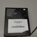 Sellemer Toilet Brush and Holder Set - Flexible Toilet Bowl Brush Head with Silicone Bristles, Compact Size for Storage and Organization, Ventilation Slots Base (1 Pack, Silver)