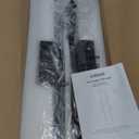 EDISHINE 2 Pack LED Outdoor Wall Lights Dimmable, 3000K 4000K 5000K, 15.7" Modern Black Outdoor Wall Sconce, IP65 Waterproof, Linear Exterior Wall Light for Entrance, Hallway, Garage, Porch