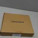 Laptop Stand for Desk Adjustable Height Portable Laptop Riser Aluminum Laptop Stand for Desk Foldable with Ergonomic 10-17" Silver