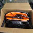 Wheelchairs for Adults,Transport Wheelchair Lightweight Foldable with Removable Cushion,Transport Chair,Ergonimic Travel Wheelchair with Telescopic Handle,Orange