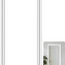  Cinnvoice 80 x 30 x 2-9/25  Door Trim Moulding Peel and Stick, Pre-Cut Door Frame Trim Kit Self-Adhesive Interior Doors Makeover Kits, Easy Install for Doors Frame Decor, White