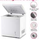 Frigidaire Chest Deep Freezer, 2.0 Cu. Ft. Capacity, Adjustable Thermostat-Removable Vinyl Coated Wire Basket-Easy Defrost Drain- Garage Ready- Pearl White
