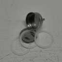 Moka Express Replacement Funnel Kit, 3 Packs Gasket Seals, 1 Stainless Steel Funnel with 1 Pack Stainless Filter (9-Cup)