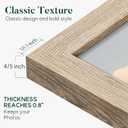 16x24 frame,Distressed Farmhouse Wood Pattern 16x24 poster frame,Display with Plexiglass,Horizontal and Vertical 24x16 frame,Wall Mount Dcor,Light Wood Grain,1Pack