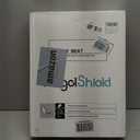 Angol Shiold Glitter Toilet Seat Molded Wood Elongated Toilet Seat with Quietly Close and Quick Release Hinges, Easy to Clean also Easy to Install (Elongated 18.5'', Blue)