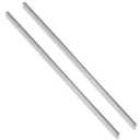 2Pcs 304 Stainless Steel Fully Threaded Rod, 3/8" -16 Thread Size, 12" Length, Right Hand Threads